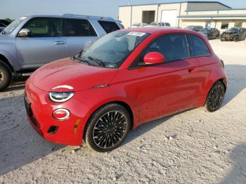  Salvage FIAT 500 E Red