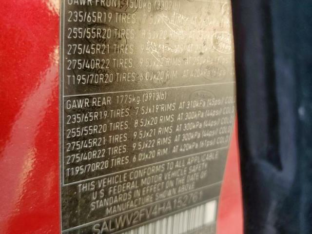 Land Rover Range Rover Hse Dynamic Image 13