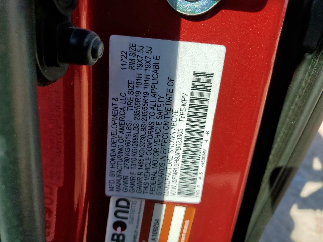 Honda Odyssey Elite Image 2