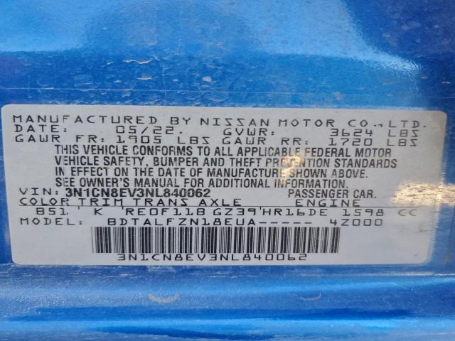 Nissan Versa Sv Image 11