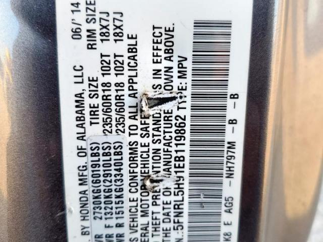 Honda Odyssey Touring Image 8