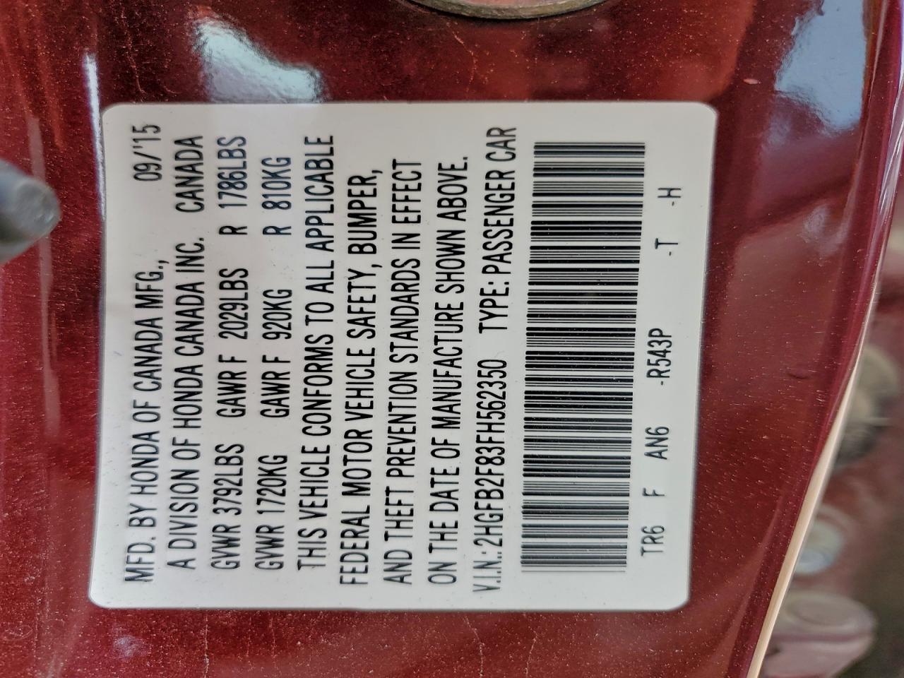 Honda Civic Ex Image 2