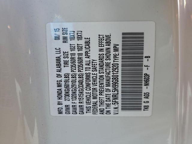 Honda Odyssey Touring Image 5