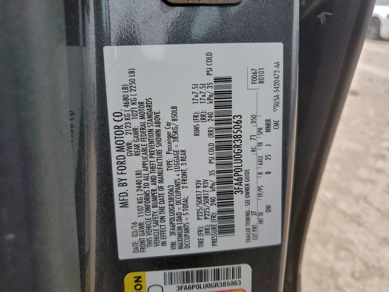 Ford Fusion Se Hybrid Image 11