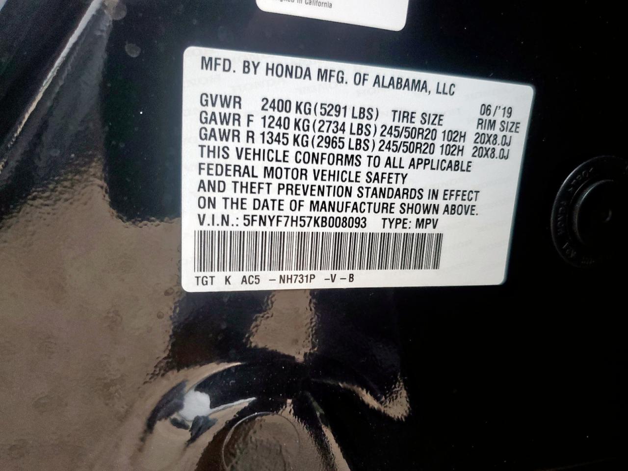 Honda Passport Exl Image 6