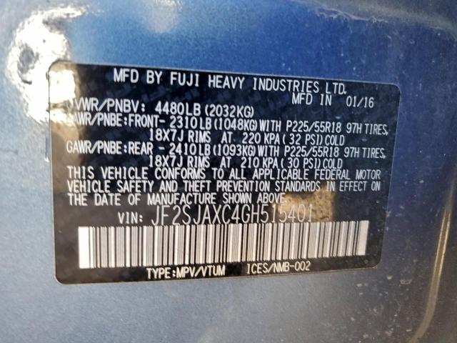 Subaru Forester 2.5i Touring Image 2