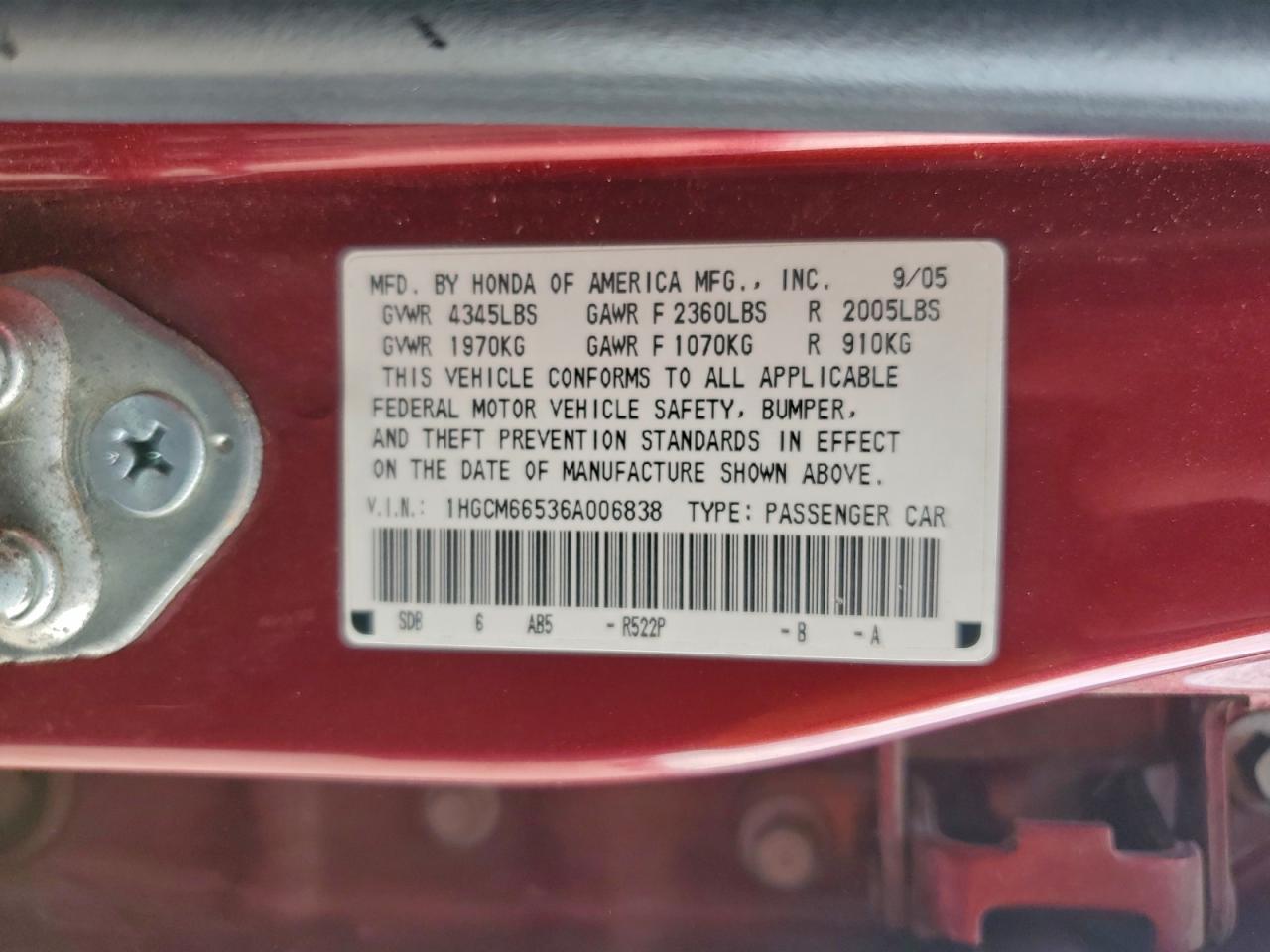 Honda Accord Ex Image 7