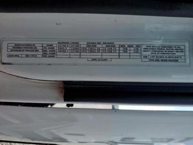 Peterbilt Tractor 579 Image 6