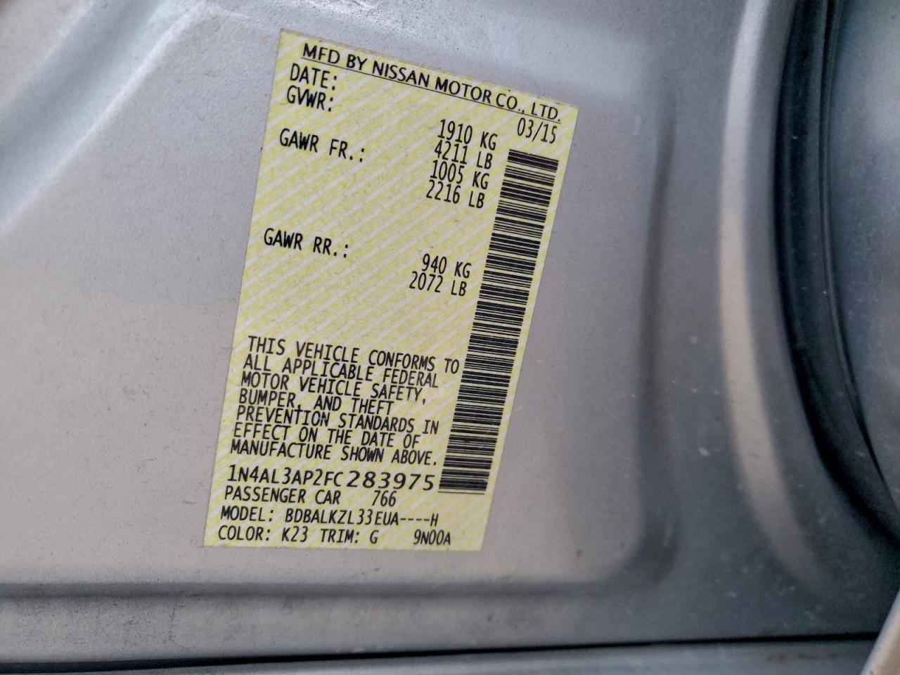 Nissan Altima 2.5 Image 4