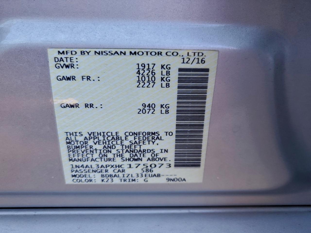 Nissan Altima 2.5 Image 12