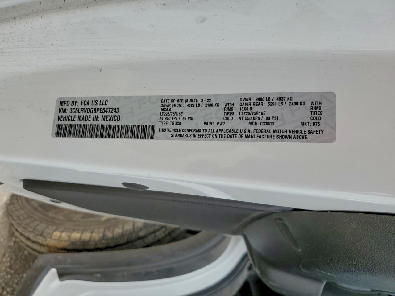 Ram Promaster 2500 High Image 9